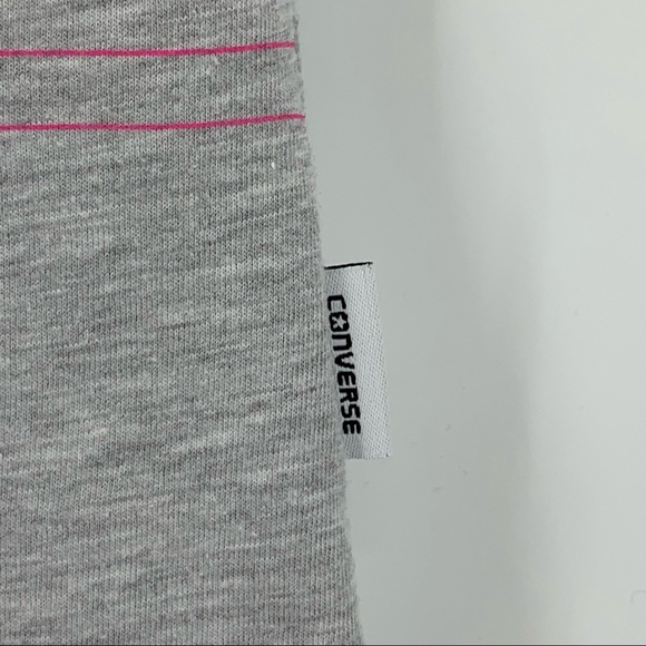 2/$25 Converse Girl's Peralescent Lenticular Pink & Grey Sleeveless Tee, Medium - Picture 6 of 11